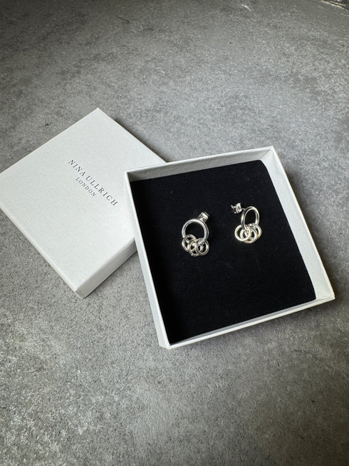 Nina Ullrich Three ring earrings - pair
